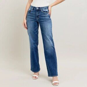 Judy Blue Full Size High Waist 90's Straight Leg Jeans Plus Size
